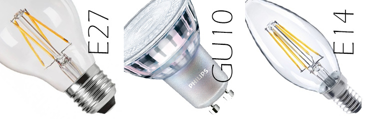 Vintage LED lichtbronnen; fittingen Sfeer in huis met warm licht